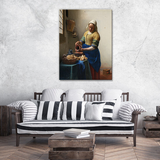 Rijksmuseum Canvas Het Melkmeisje Johannes Vermeer RMC39
