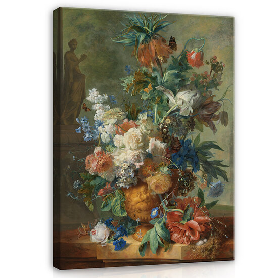 Rijksmuseum Canvas Stilleven met bloemen Jan van Huysum RMC4