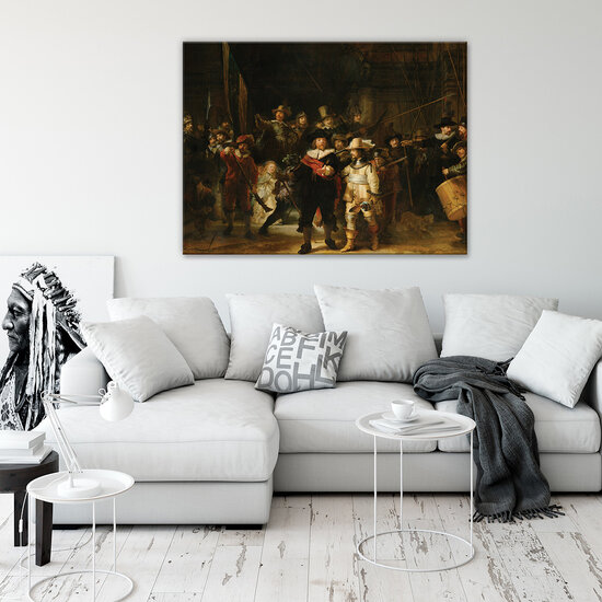 Rijksmuseum Canvas De Nachtwacht Rembrandt van Rijn RMC45