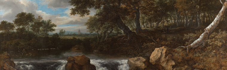Rijksmuseum Canvas Landschap met waterval RMC51