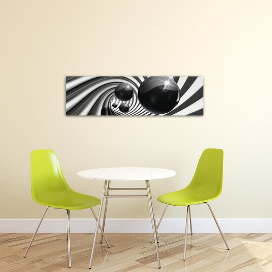 3D Black and White Tunnel Canvas Schilderij PP20169O3