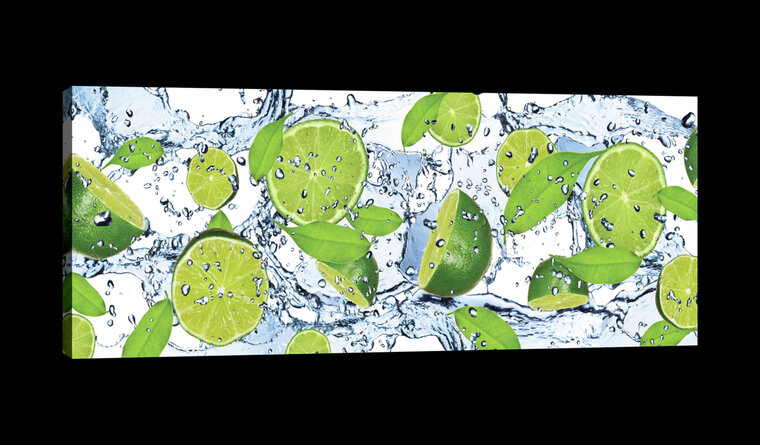 Fresh Limes Canvas Schilderij PP20229O3