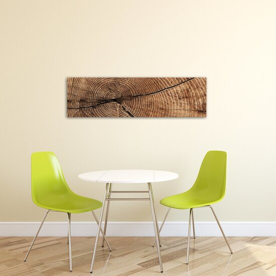 Cross Section of Tree Trunk Rings Canvas Schilderij PP20154O3