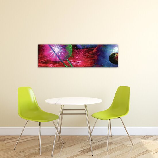 Colourful Abstract Universe Canvas Schilderij PP20276O3