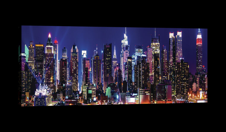 New York at Night Canvas Schilderij PP511O3