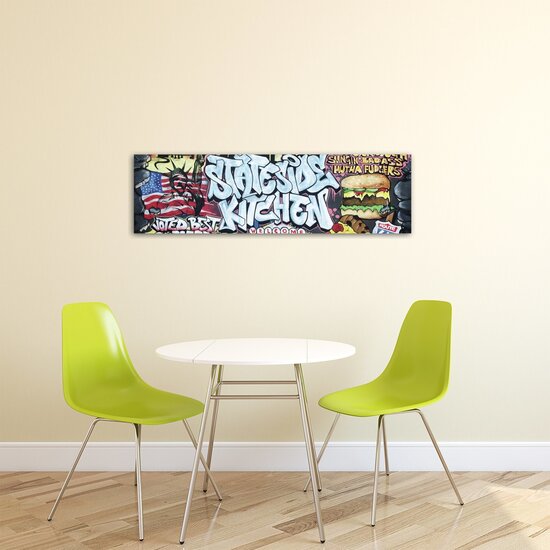 Best Burgers Graffiti Canvas Schilderij PP20199O3