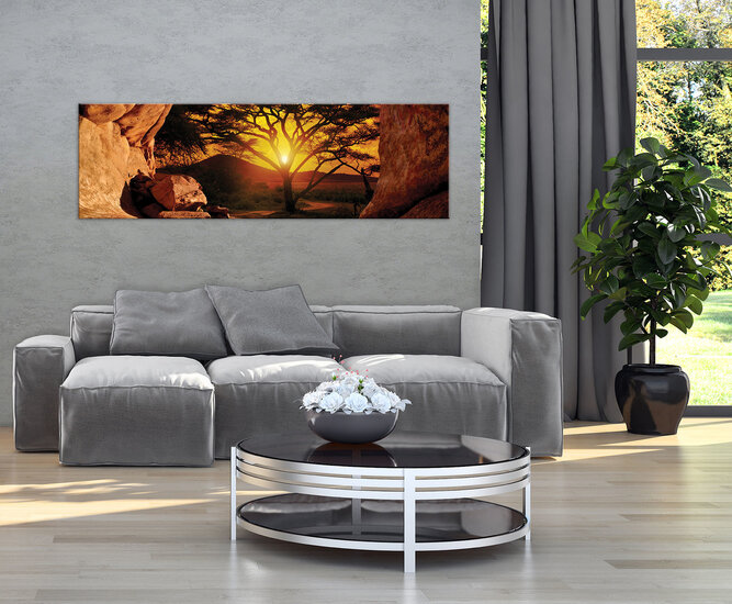 Canyon - Sunset Canvas Schilderij PP10260O3