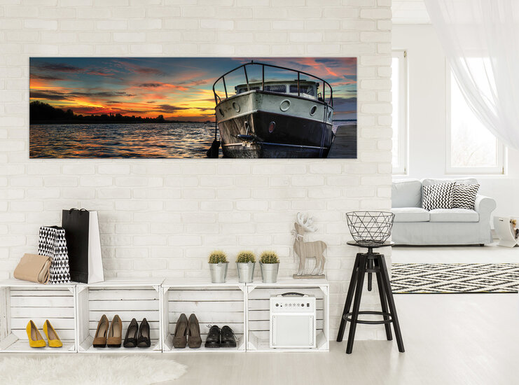 Boat on the Sea Canvas Schilderij PP10520O3