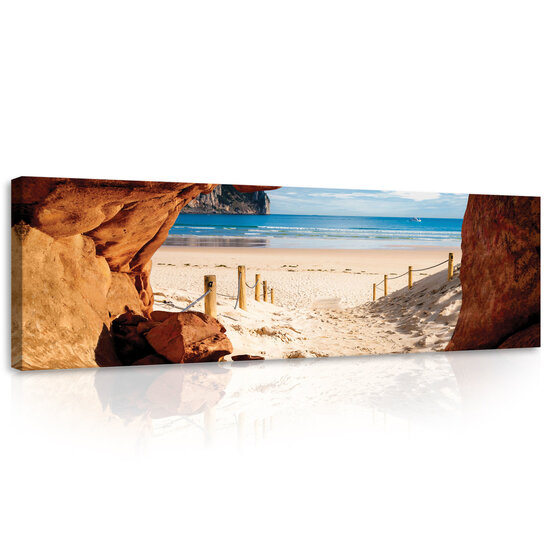 Canyon - Beach Canvas Schilderij PP10263O3