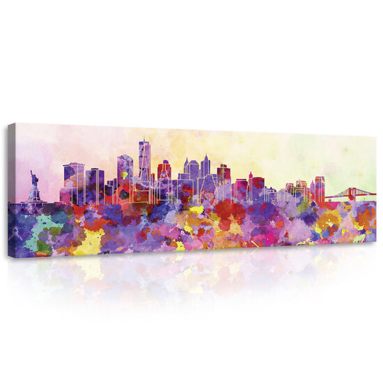 Colourful City Canvas Schilderij PP10634O3
