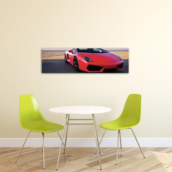 Red Car  Canvas Schilderij PP20239O3