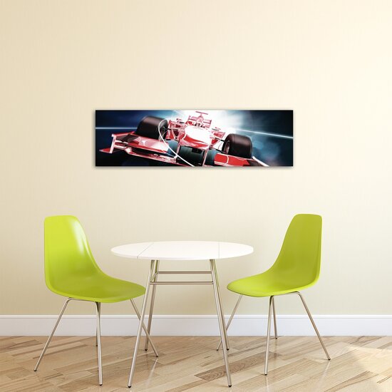 Red Formula 1 3D F1 Canvas Schilderij PP20241O3