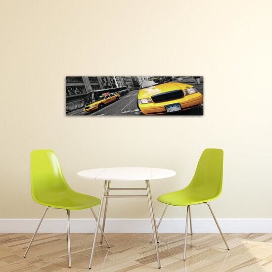 Yellow Cabs  Canvas Schilderij PP20242O3