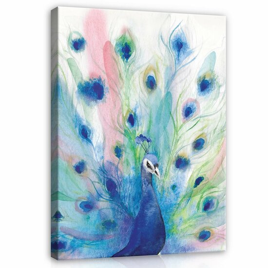 Animals Birds Peacock Canvas Schilderij PP14385O1