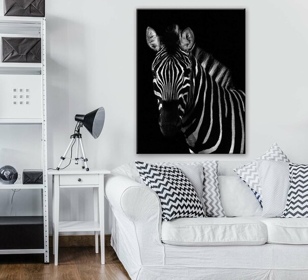 Zebra Canvas Schilderij PP11968O1