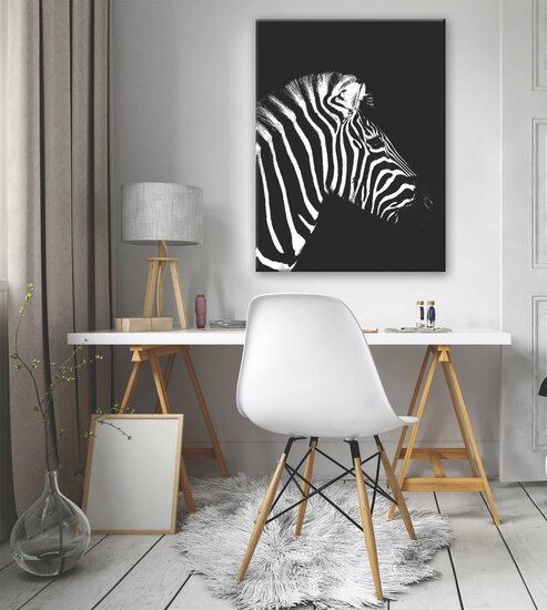 Zebra Canvas Schilderij PP11967O1