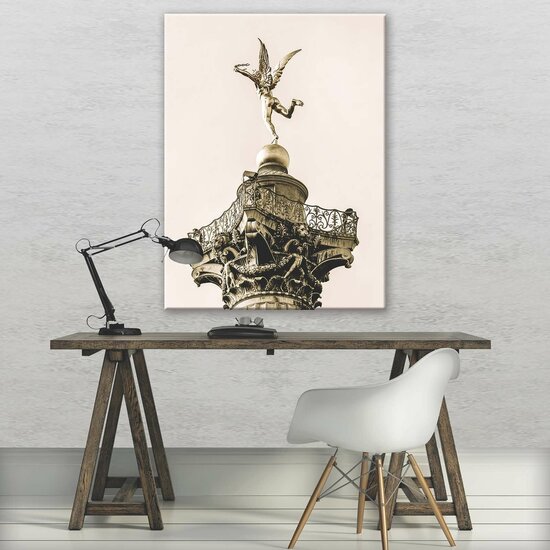 Cupid on the column Canvas Schilderij PP11962O1