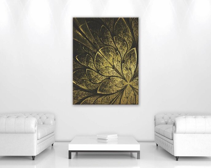 Golden pattern Canvas Schilderij PP11958O1