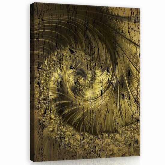 Golden spiral Canvas Schilderij PP11957O1