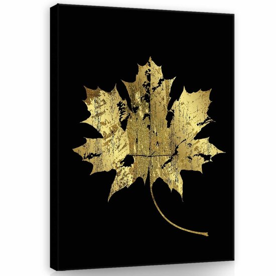 Golden leaf Canvas Schilderij PP11954O1