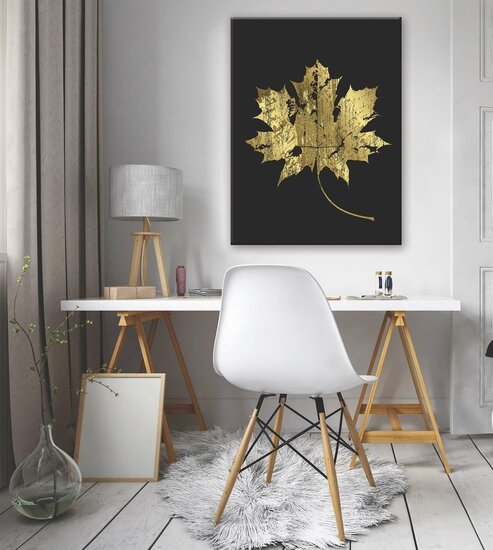 Golden leaf Canvas Schilderij PP11954O1