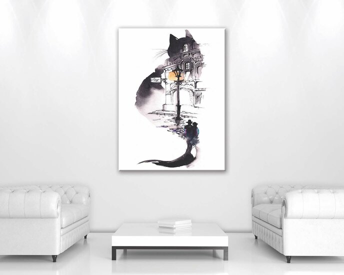 Art - Cat Canvas Schilderij PP11921O1