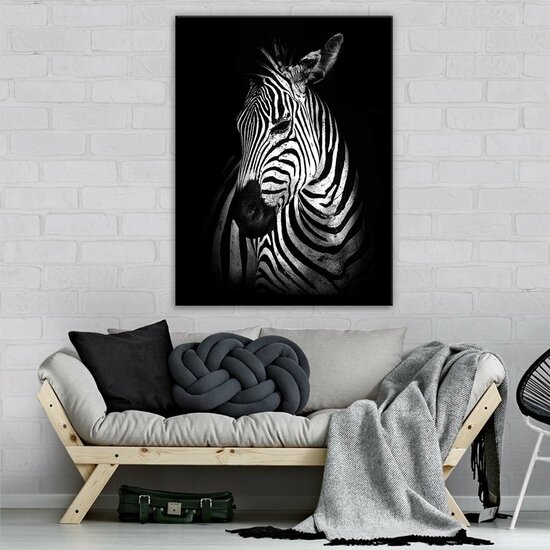 Zebra Canvas Schilderij PP11767O1