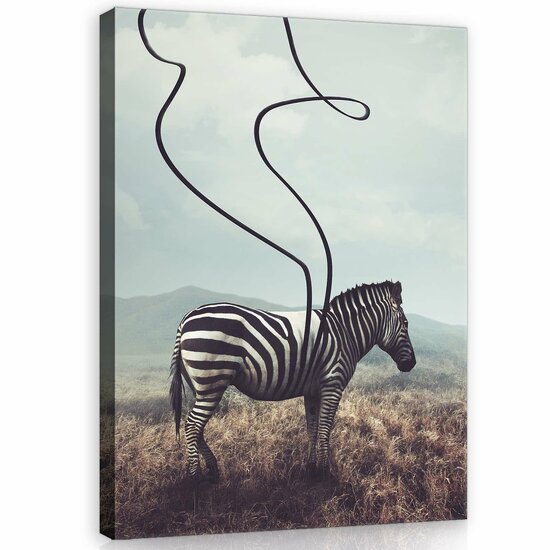 Zebra Canvas Schilderij PP11754O1