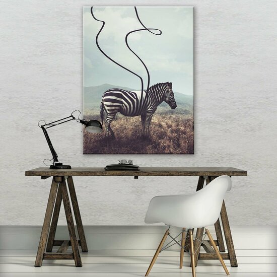 Zebra Canvas Schilderij PP11754O1