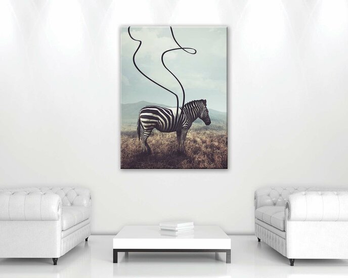 Zebra Canvas Schilderij PP11754O1