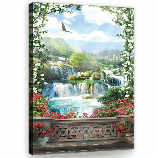 Waterfall Canvas Schilderij PP11427O1