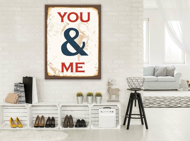 You and Me Canvas Schilderij PP11445O1