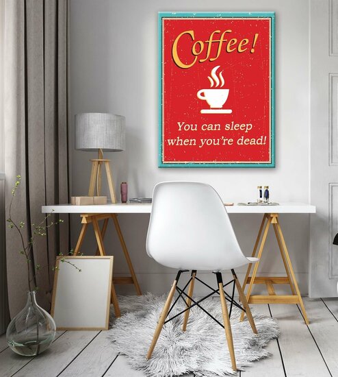 Coffee Canvas Schilderij PP11449O1