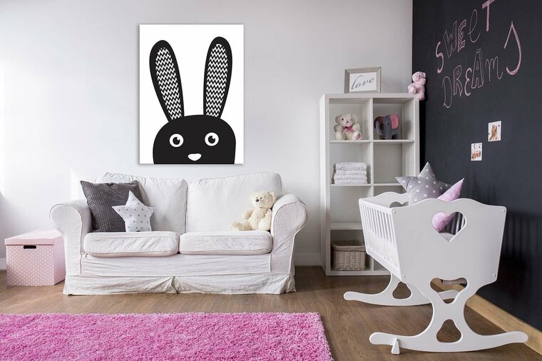 Rabbit Canvas Schilderij PP10994O1
