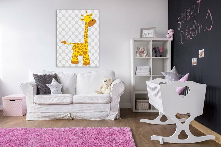 Giraffe Canvas Schilderij PP10992O1