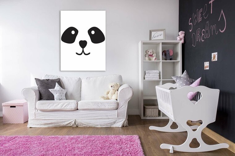 Panda Canvas Schilderij PP10986O1