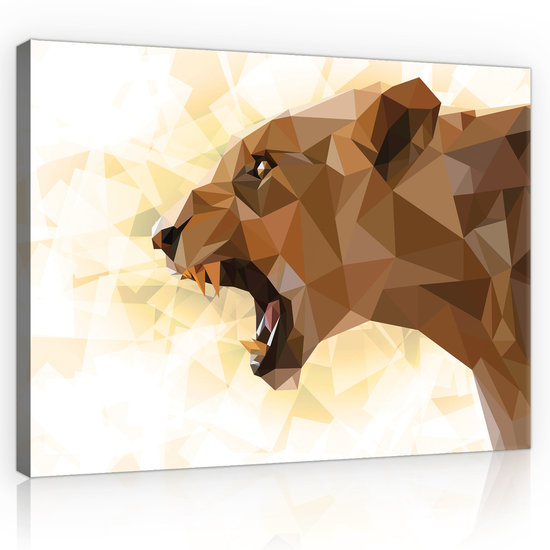 Lion Canvas Schilderij PP11558O1