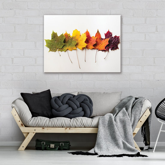 Leaves in autumn Canvas Schilderij PP11719O1