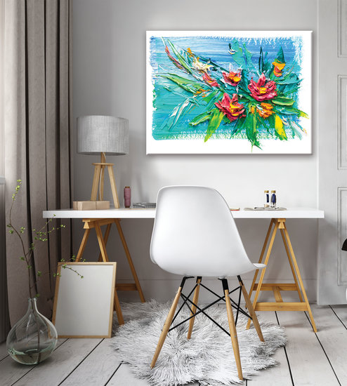 Oil flowers Canvas Schilderij PP11602O1