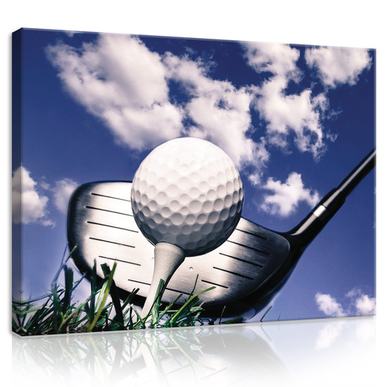 Golf and Blue Sky Canvas Schilderij PP20118O1