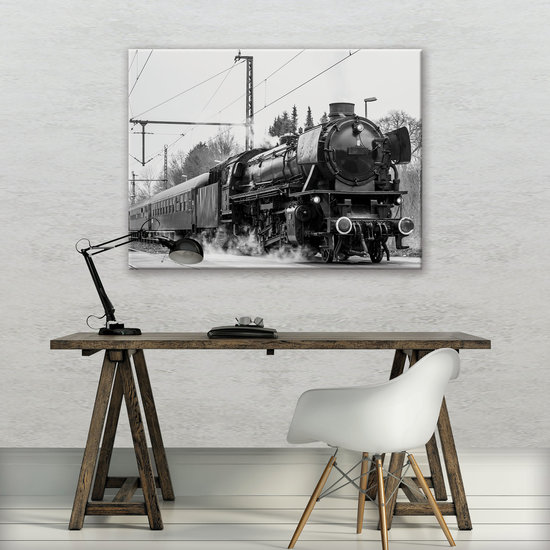 Steam locomotive Canvas Schilderij PP11385O1