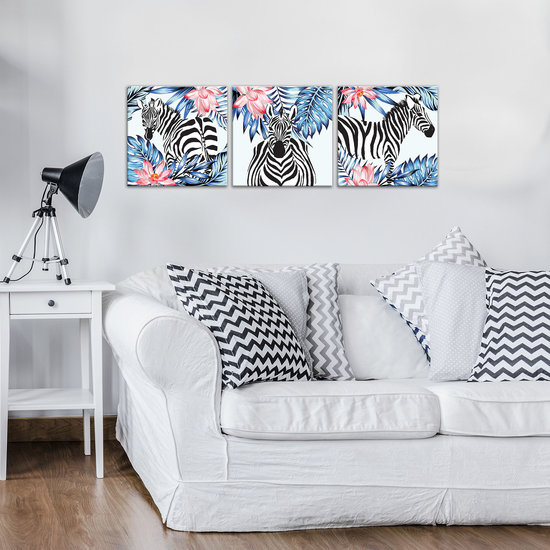 Zebra Canvas Schilderij PS11125S13