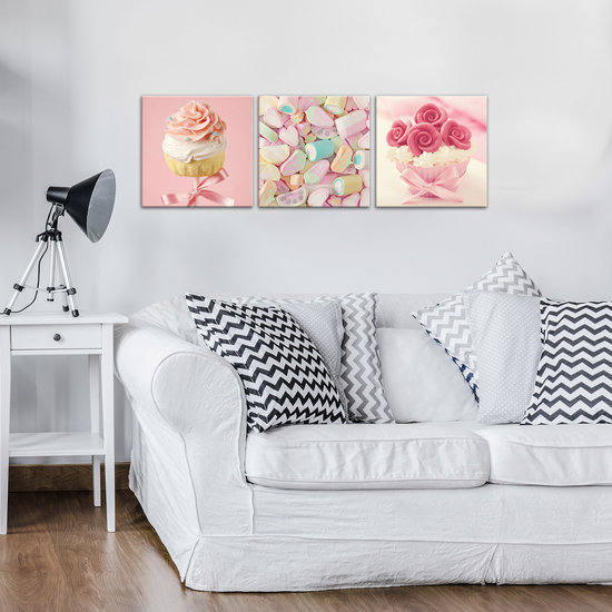 Colourful Sweets Canvas Schilderij PS10565S13