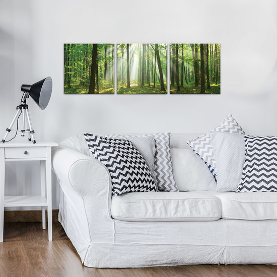 Forest in Daylight Canvas Schilderij PS10329S13