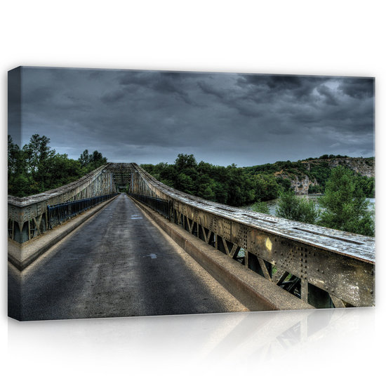 Old Metal Bridge Canvas Schilderij PP10519O4