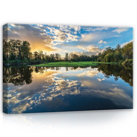 Lake Canvas Schilderij PP12011O4