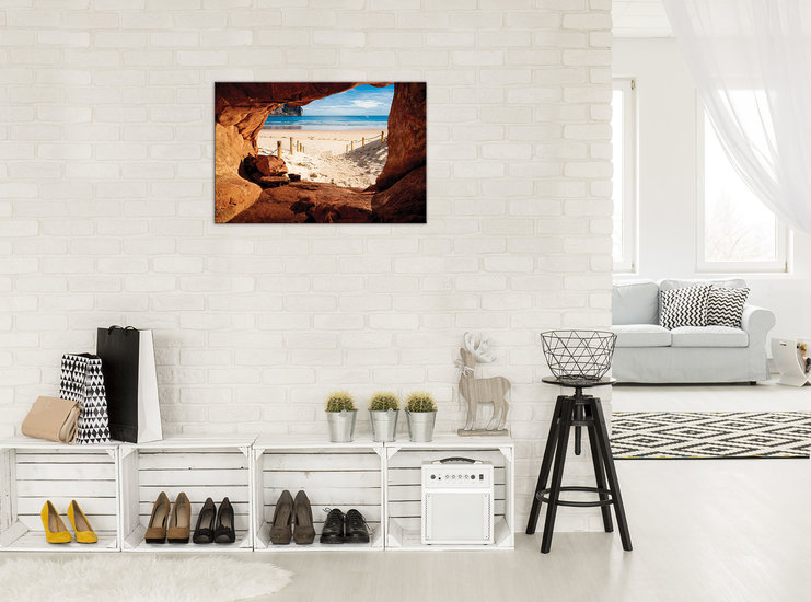 Canyon - Beach Canvas Schilderij PP10263O4