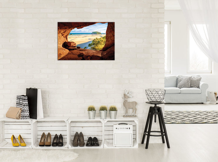 Canyon-Beach, Sea Canvas Schilderij PP10259O4