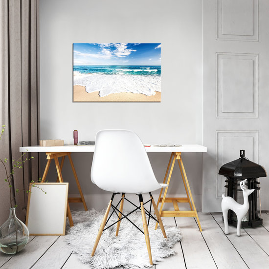 Beach and Peaceful Ocean Canvas Schilderij PP10218O4