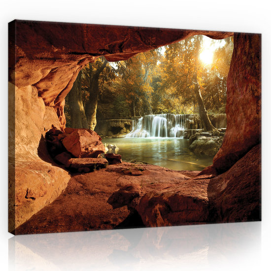 Canyon - Forest Canvas Schilderij PP10261O4